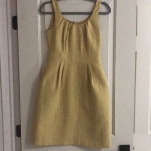 Banana Republic mustard yellow dress!